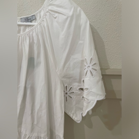 NWT Rails Arielle White Eyelet Dress Size Large - Picture 8 of 12